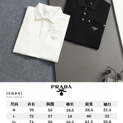 Cheap Prada T-Shirts Short Sleeved For Men #1412224 Replica Wholesale [$48.00 USD] [ITEM#1412224] on Replica Prada T-Shirts