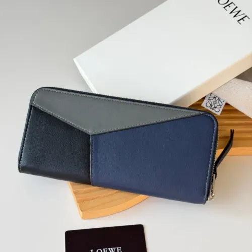 Cheap LOEWE Long Wallet For Unisex #1412290 Replica Wholesale [$64.00 USD] [ITEM#1412290] on Replica LOEWE Wallet