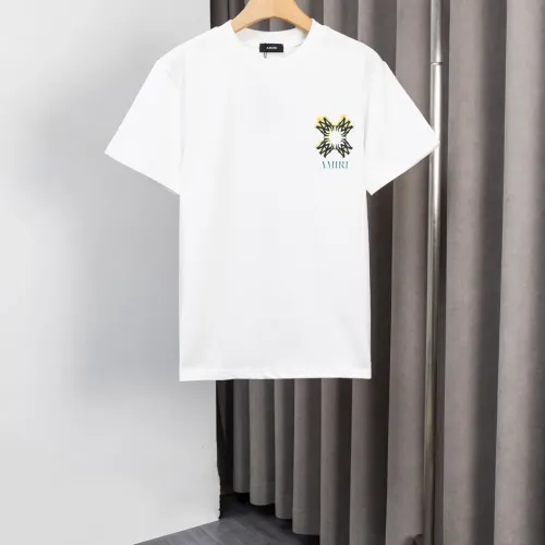 Cheap Amiri T-Shirts Short Sleeved For Men #1412319 Replica Wholesale [$36.00 USD] [ITEM#1412319] on Replica Amiri T-Shirts