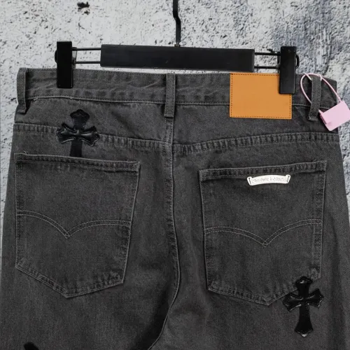 Cheap Chrome Hearts Jeans For Men #1412460 Replica Wholesale [$56.00 USD] [ITEM#1412460] on Replica Chrome Hearts Jeans