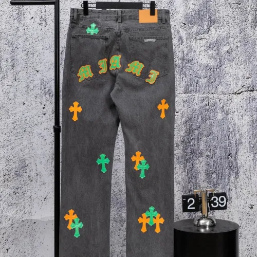 Cheap Chrome Hearts Jeans For Men #1412463 Replica Wholesale [$64.00 USD] [ITEM#1412463] on Replica Chrome Hearts Jeans
