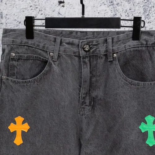 Cheap Chrome Hearts Jeans For Men #1412463 Replica Wholesale [$64.00 USD] [ITEM#1412463] on Replica Chrome Hearts Jeans