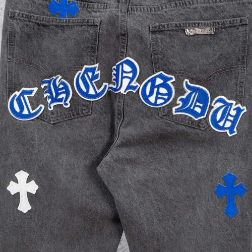 Cheap Chrome Hearts Jeans For Men #1412466 Replica Wholesale [$64.00 USD] [ITEM#1412466] on Replica Chrome Hearts Jeans