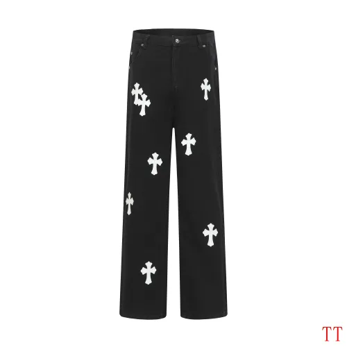 Cheap Chrome Hearts Jeans For Men #1412473 Replica Wholesale [$60.00 USD] [ITEM#1412473] on Replica Chrome Hearts Jeans