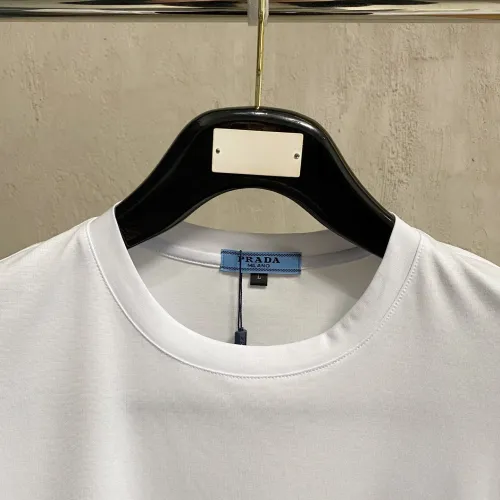 Cheap Prada T-Shirts Short Sleeved For Men #1412508 Replica Wholesale [$76.00 USD] [ITEM#1412508] on Replica Prada T-Shirts