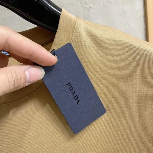 Cheap Prada T-Shirts Short Sleeved For Men #1412509 Replica Wholesale [$76.00 USD] [ITEM#1412509] on Replica Prada T-Shirts