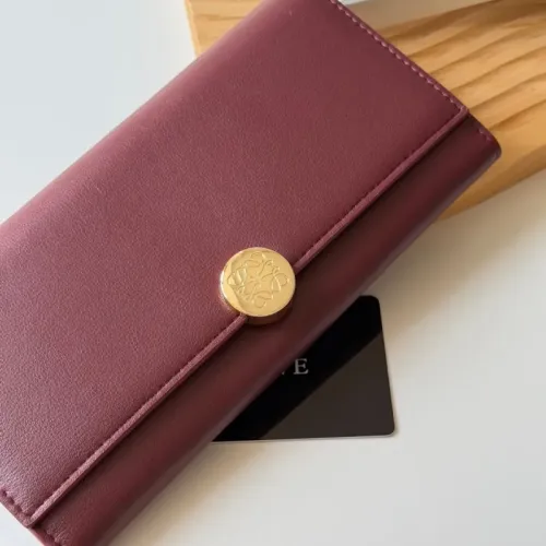 Cheap LOEWE Long Wallet For Women #1412559 Replica Wholesale [$60.00 USD] [ITEM#1412559] on Replica LOEWE Wallet