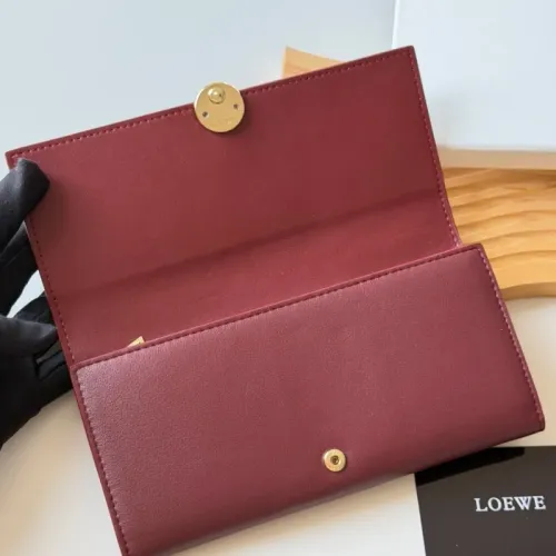 Cheap LOEWE Long Wallet For Women #1412559 Replica Wholesale [$60.00 USD] [ITEM#1412559] on Replica LOEWE Wallet