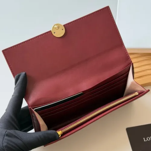 Cheap LOEWE Long Wallet For Women #1412559 Replica Wholesale [$60.00 USD] [ITEM#1412559] on Replica LOEWE Wallet