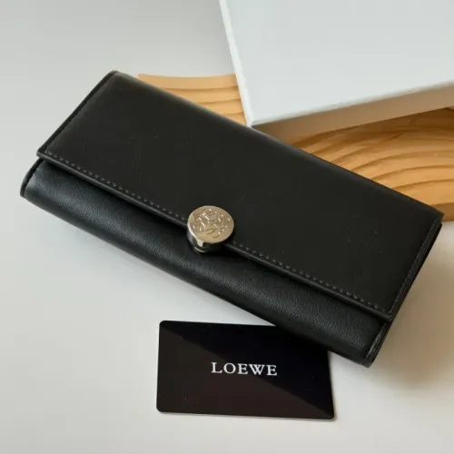 Cheap LOEWE Long Wallet For Women #1412563 Replica Wholesale [$60.00 USD] [ITEM#1412563] on Replica LOEWE Wallet
