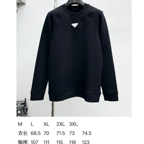 Cheap Prada Hoodies Long Sleeved For Men #1412582 Replica Wholesale [$82.00 USD] [ITEM#1412582] on Replica Prada Hoodies