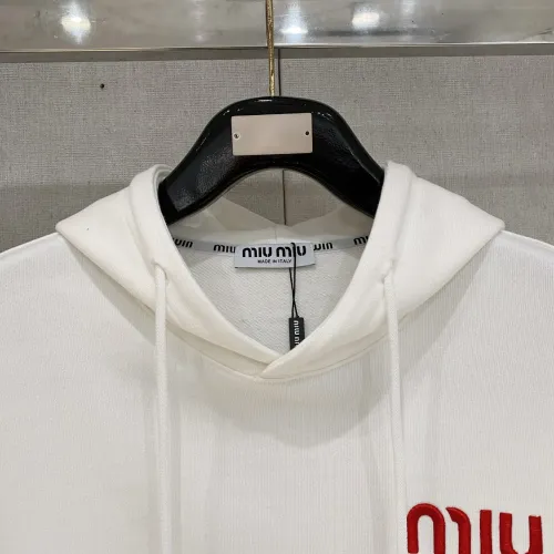 Cheap MIU MIU Hoodies Long Sleeved For Men #1412655 Replica Wholesale [$82.00 USD] [ITEM#1412655] on Replica MIU MIU Hoodies