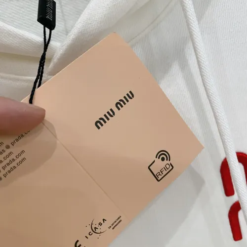 Cheap MIU MIU Hoodies Long Sleeved For Men #1412655 Replica Wholesale [$82.00 USD] [ITEM#1412655] on Replica MIU MIU Hoodies