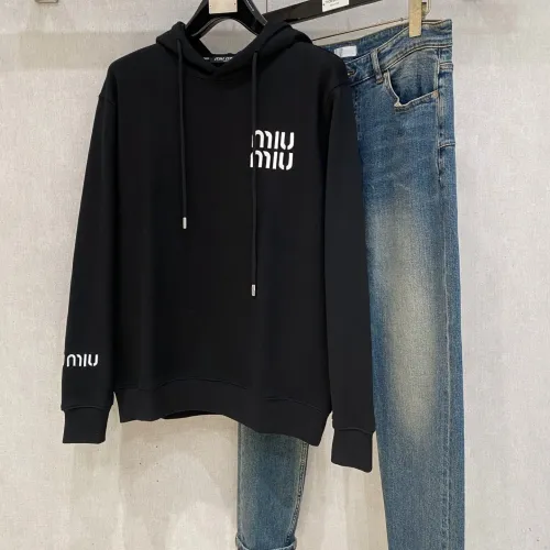 Cheap MIU MIU Hoodies Long Sleeved For Men #1412656 Replica Wholesale [$82.00 USD] [ITEM#1412656] on Replica MIU MIU Hoodies