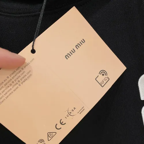 Cheap MIU MIU Hoodies Long Sleeved For Men #1412656 Replica Wholesale [$82.00 USD] [ITEM#1412656] on Replica MIU MIU Hoodies