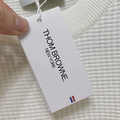 Cheap Thom Browne TB Sweaters Long Sleeved For Men #1412754 Replica Wholesale [$85.00 USD] [ITEM#1412754] on Replica Thom Browne TB Sweaters