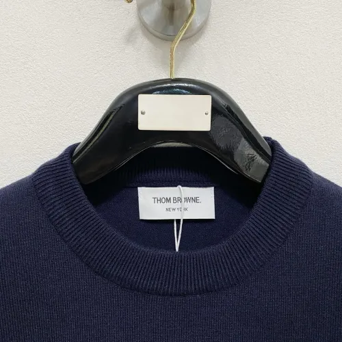 Cheap Thom Browne TB Sweaters Long Sleeved For Men #1412758 Replica Wholesale [$85.00 USD] [ITEM#1412758] on Replica Thom Browne TB Sweaters