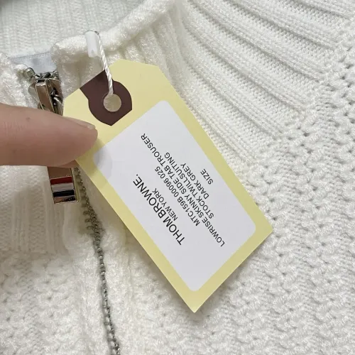 Cheap Thom Browne TB Sweaters Long Sleeved For Men #1412764 Replica Wholesale [$92.00 USD] [ITEM#1412764] on Replica Thom Browne TB Sweaters