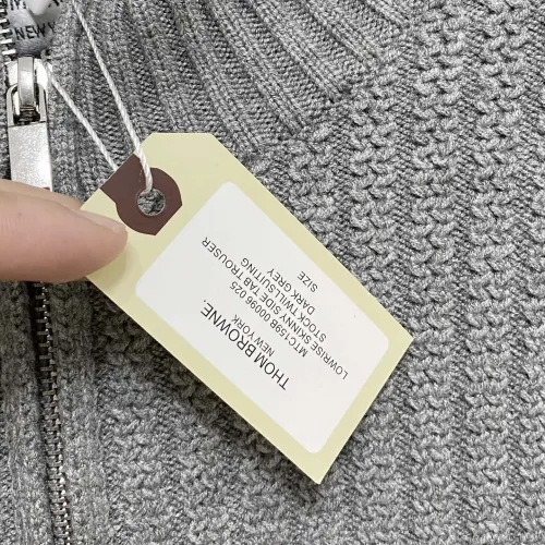 Cheap Thom Browne TB Sweaters Long Sleeved For Men #1412765 Replica Wholesale [$92.00 USD] [ITEM#1412765] on Replica Thom Browne TB Sweaters
