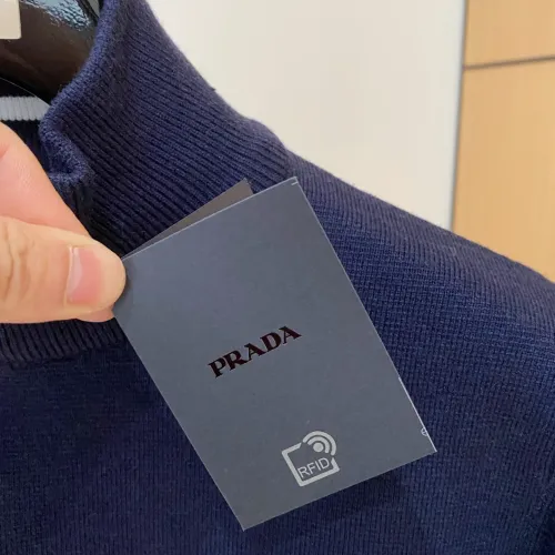 Cheap Prada Sweaters Long Sleeved For Men #1412770 Replica Wholesale [$92.00 USD] [ITEM#1412770] on Replica Prada Sweaters