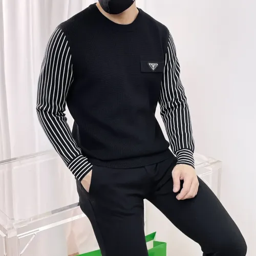 Cheap Prada Sweaters Long Sleeved For Men #1412834 Replica Wholesale [$76.00 USD] [ITEM#1412834] on Replica Prada Sweaters