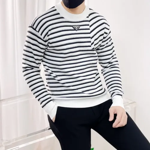 Cheap Prada Sweaters Long Sleeved For Men #1412835 Replica Wholesale [$76.00 USD] [ITEM#1412835] on Replica Prada Sweaters