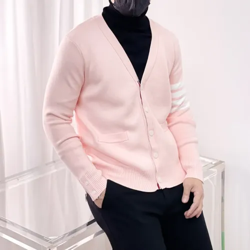 Cheap Thom Browne TB Sweaters Long Sleeved For Men #1412838 Replica Wholesale [$72.00 USD] [ITEM#1412838] on Replica Thom Browne TB Sweaters