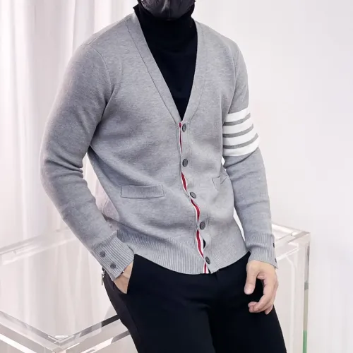 Cheap Thom Browne TB Sweaters Long Sleeved For Men #1412841 Replica Wholesale [$72.00 USD] [ITEM#1412841] on Replica Thom Browne TB Sweaters