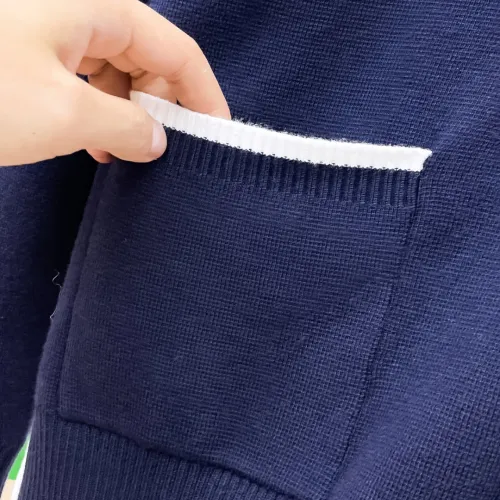 Cheap Thom Browne TB Sweaters Long Sleeved For Men #1412845 Replica Wholesale [$98.00 USD] [ITEM#1412845] on Replica Thom Browne TB Sweaters