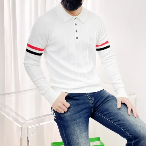 Cheap Thom Browne TB Sweaters Long Sleeved For Men #1412847 Replica Wholesale [$85.00 USD] [ITEM#1412847] on Replica Thom Browne TB Sweaters
