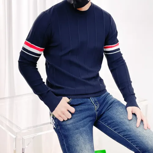 Cheap Thom Browne TB Sweaters Long Sleeved For Men #1412852 Replica Wholesale [$85.00 USD] [ITEM#1412852] on Replica Thom Browne TB Sweaters