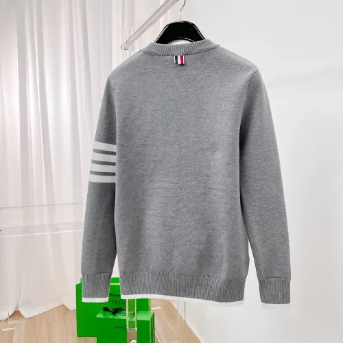 Cheap Thom Browne TB Sweaters Long Sleeved For Men #1412855 Replica Wholesale [$85.00 USD] [ITEM#1412855] on Replica Thom Browne TB Sweaters