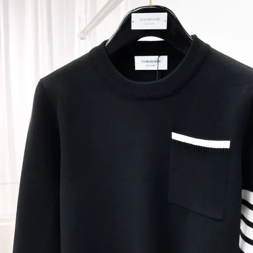 Cheap Thom Browne TB Sweaters Long Sleeved For Men #1412857 Replica Wholesale [$85.00 USD] [ITEM#1412857] on Replica Thom Browne TB Sweaters