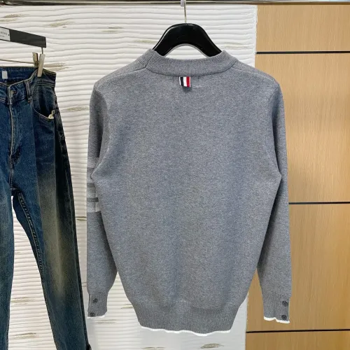 Cheap Thom Browne TB Sweaters Long Sleeved For Men #1412860 Replica Wholesale [$88.00 USD] [ITEM#1412860] on Replica Thom Browne TB Sweaters