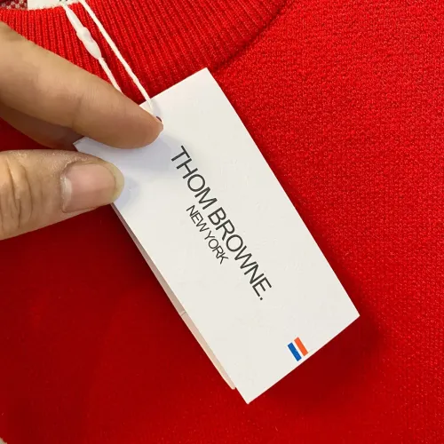 Cheap Thom Browne TB Sweaters Long Sleeved For Men #1412873 Replica Wholesale [$88.00 USD] [ITEM#1412873] on Replica Thom Browne TB Sweaters