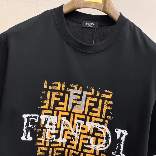 Cheap Fendi T-Shirts Short Sleeved For Men #1412939 Replica Wholesale [$60.00 USD] [ITEM#1412939] on Replica Fendi T-Shirts