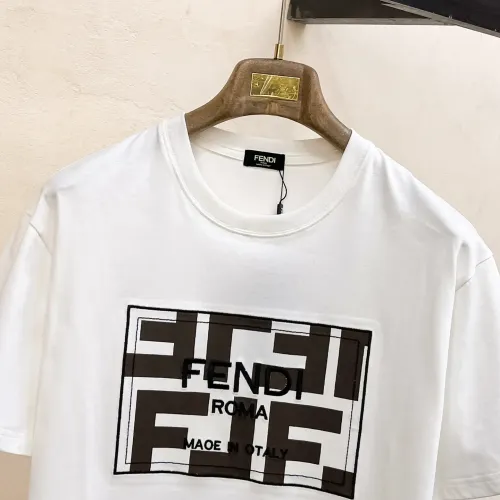 Cheap Fendi T-Shirts Short Sleeved For Men #1412940 Replica Wholesale [$60.00 USD] [ITEM#1412940] on Replica Fendi T-Shirts