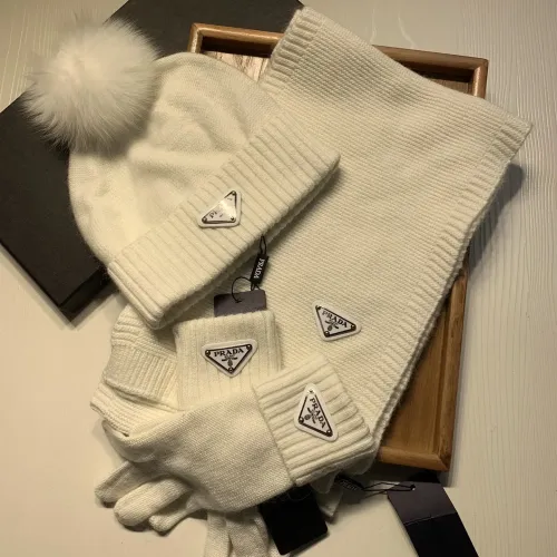 Cheap Prada Hat and Scarf and Glove Set #1413070 Replica Wholesale [$76.00 USD] [ITEM#1413070] on Replica Prada Hat and Scarf and Glove Set