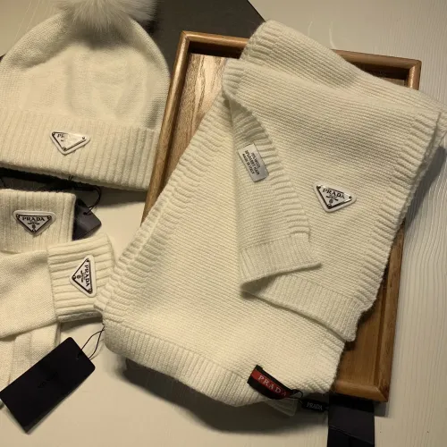 Cheap Prada Hat and Scarf and Glove Set #1413070 Replica Wholesale [$76.00 USD] [ITEM#1413070] on Replica Prada Hat and Scarf and Glove Set