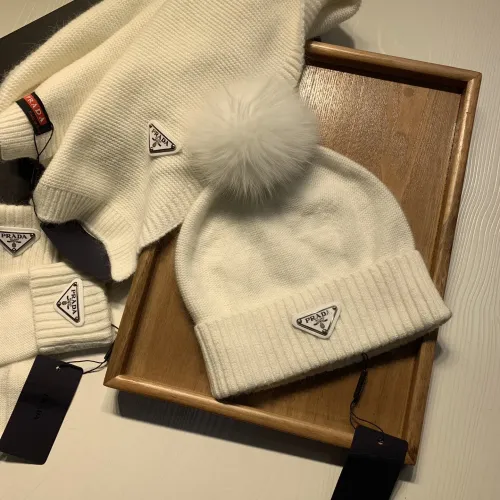 Cheap Prada Hat and Scarf and Glove Set #1413070 Replica Wholesale [$76.00 USD] [ITEM#1413070] on Replica Prada Hat and Scarf and Glove Set