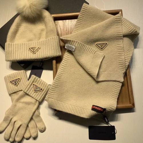 Cheap Prada Hat and Scarf and Glove Set #1413071 Replica Wholesale [$76.00 USD] [ITEM#1413071] on Replica Prada Hat and Scarf and Glove Set