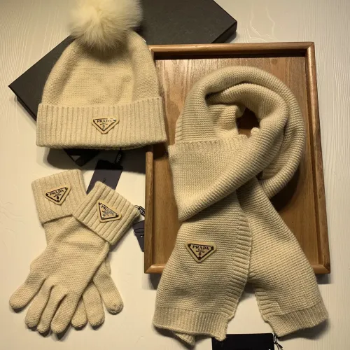 Cheap Prada Hat and Scarf and Glove Set #1413071 Replica Wholesale [$76.00 USD] [ITEM#1413071] on Replica Prada Hat and Scarf and Glove Set