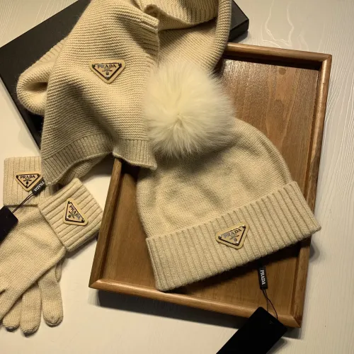 Cheap Prada Hat and Scarf and Glove Set #1413071 Replica Wholesale [$76.00 USD] [ITEM#1413071] on Replica Prada Hat and Scarf and Glove Set