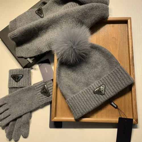 Cheap Prada Hat and Scarf and Glove Set #1413073 Replica Wholesale [$76.00 USD] [ITEM#1413073] on Replica Prada Hat and Scarf and Glove Set