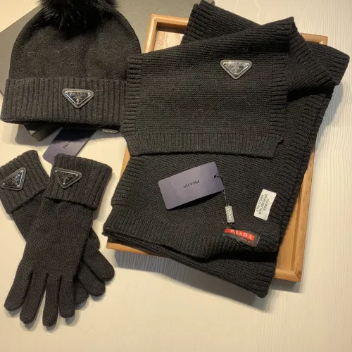 Cheap Prada Hat and Scarf and Glove Set #1413074 Replica Wholesale [$76.00 USD] [ITEM#1413074] on Replica Prada Hat and Scarf and Glove Set