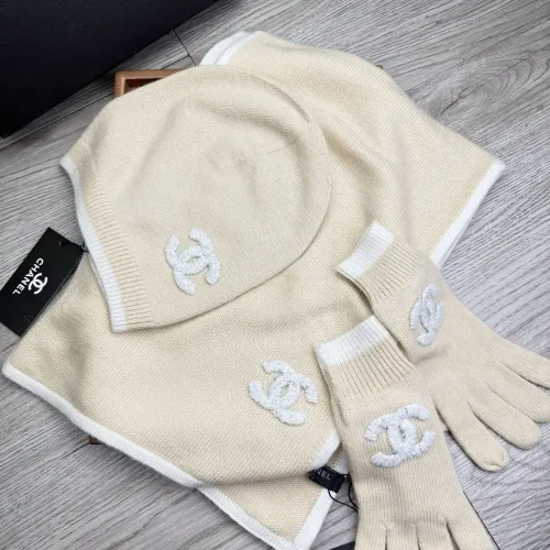 Chanel Hat and Scarf and Glove Set #1413092