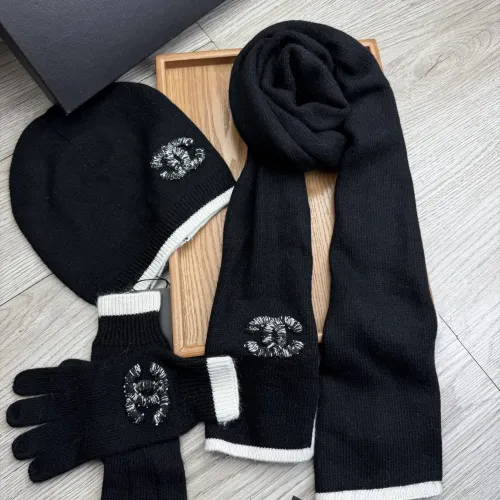 Cheap Chanel Hat and Scarf and Glove Set #1413095 Replica Wholesale [$72.00 USD] [ITEM#1413095] on Replica Chanel Hat and Scarf and Glove Set