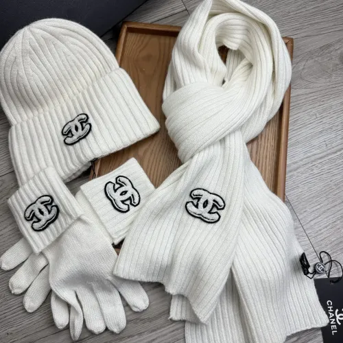Cheap Chanel Hat and Scarf and Glove Set #1413097 Replica Wholesale [$72.00 USD] [ITEM#1413097] on Replica Chanel Hat and Scarf and Glove Set