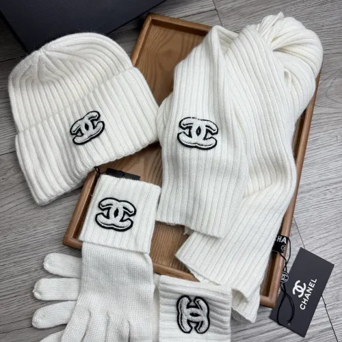 Cheap Chanel Hat and Scarf and Glove Set #1413097 Replica Wholesale [$72.00 USD] [ITEM#1413097] on Replica Chanel Hat and Scarf and Glove Set