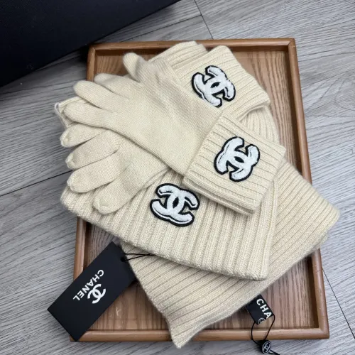 Cheap Chanel Hat and Scarf and Glove Set #1413098 Replica Wholesale [$72.00 USD] [ITEM#1413098] on Replica Chanel Hat and Scarf and Glove Set